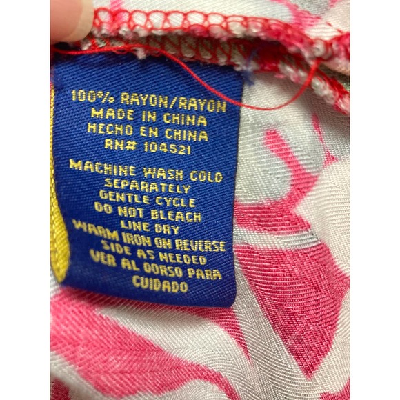 Island Traders Floral Button Down Blouse Size XL - Picture 5 of 5